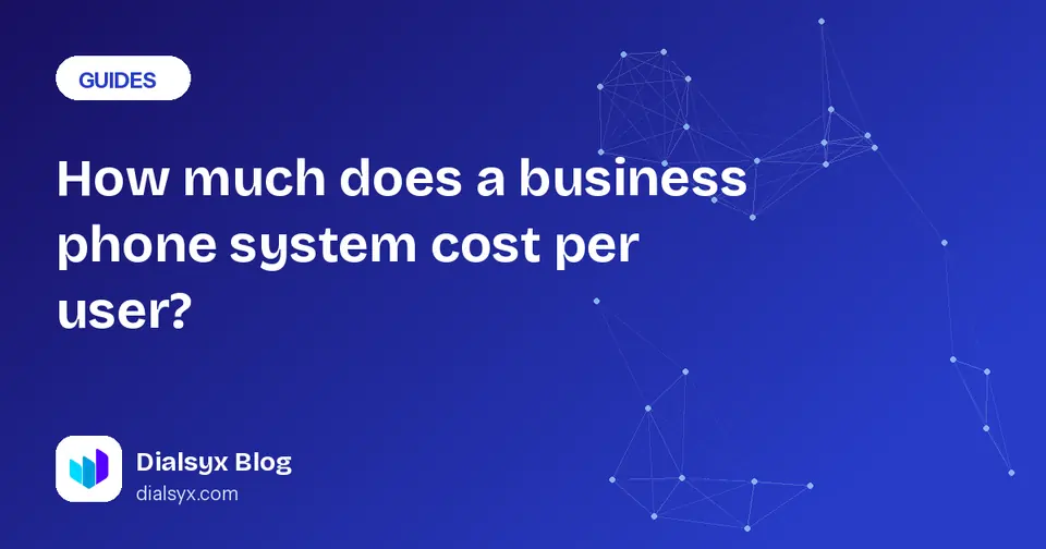 Cover image: How much does a business phone system cost per user?
