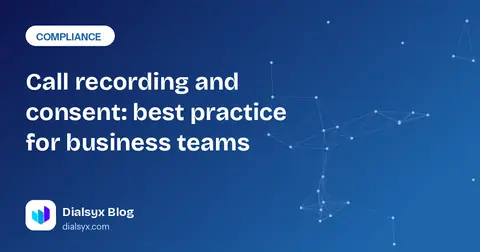 Cover image: Call recording and consent: best practice for business teams
