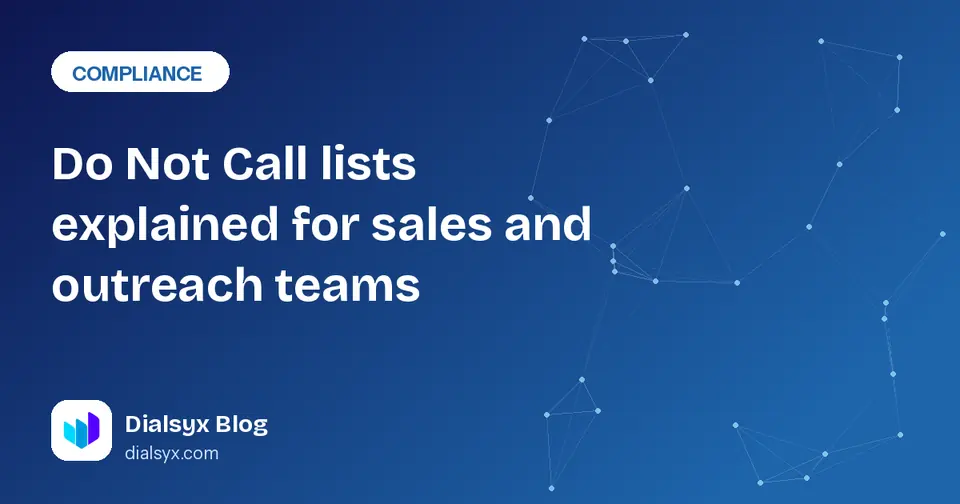 Cover image: Do Not Call lists explained for sales and outreach teams