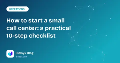 Cover image: How to start a small call center: a practical 10-step checklist