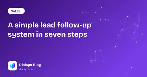 Cover image: A simple lead follow-up system in seven steps