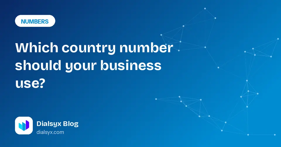 Cover image: Which country number should your business use?